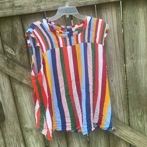 size 3XL rainbow sleeveless blouse